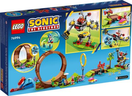 Конструктор LEGO Sonic the Hedgehog Змагання петлі Соніка на зеленому пагорбі 802 деталі (76994) - фото 0