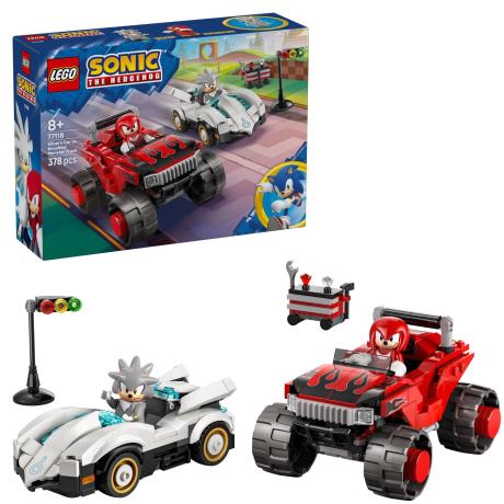 Конструктор LEGO Sonic Автомобиль Сильвера vs. монстр грузовика Наклза 378 Деталей  ( 77118 ) - фото 0