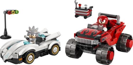 Конструктор LEGO Sonic Автомобиль Сильвера vs. монстр грузовика Наклза 378 Деталей  ( 77118 ) - фото 0