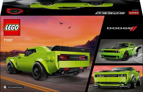 Конструктор LEGO Speed Champions Спортивний автомобіль Dodge Challenger SRT Hellcat 390 деталей (77237) - фото 3