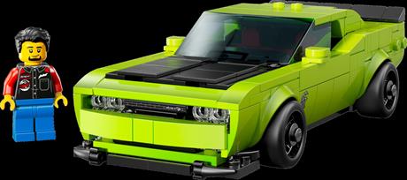 Конструктор LEGO Speed Champions Спортивний автомобіль Dodge Challenger SRT Hellcat 390 деталей (77237) - фото 4