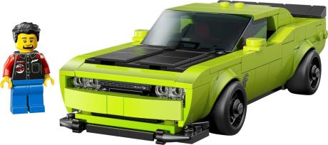 Конструктор LEGO Speed Champions Спортивный автомобиль Dodge Challenger SRT Hellcat 390 деталей (77237) - фото 8