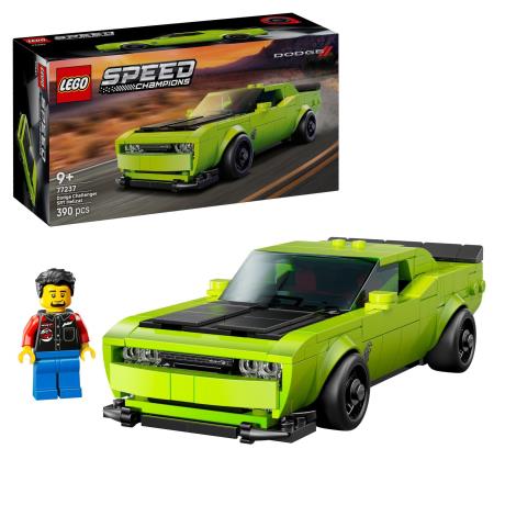 Конструктор LEGO Speed Champions Спортивный автомобиль Dodge Challenger SRT Hellcat 390 деталей (77237) - фото 0