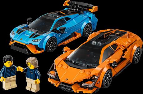 Конструктор LEGO Speed Champions Lamborghini Revuelto і Huracan STO 607 деталей (77238) - фото 2