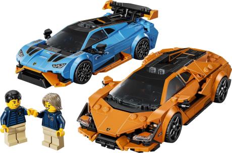 Конструктор LEGO Speed Champions Lamborghini Revuelto і Huracan STO 607 деталей (77238) - фото 8