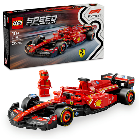 Конструктор LEGO Speed Champions Гоночный автомобиль F1 Ferrari SF-24, 275 деталей (77242) - фото 0