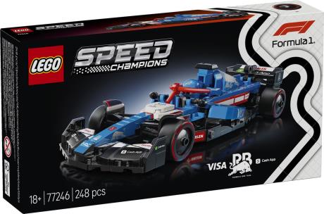 Конструктор LEGO Speed Champions Автомобіль для перегонів F1 Visa Cash RB VCARB 01, 248 деталей (77246) - фото 5