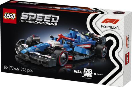 Конструктор LEGO Speed Champions Автомобіль для перегонів F1 Visa Cash RB VCARB 01, 248 деталей (77246) - фото 6