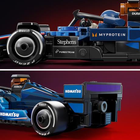Конструктор LEGO Speed Champions Автомобіль для перегонів F1 Williams Racing FW46, 263 деталі (77249) - фото 6