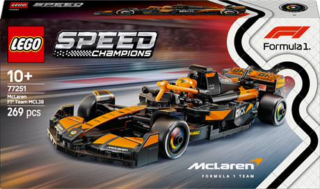 Конструктор LEGO Speed Champions Автомобіль для перегонів McLaren F1 Team MCL38, 269 деталей (77251) - фото 2