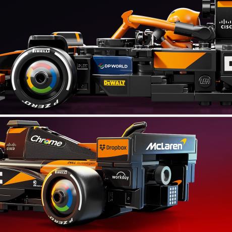 Конструктор LEGO Speed Champions Гоночный автомобиль McLaren F1 Team MCL38, 269 деталей (77251) - фото 6