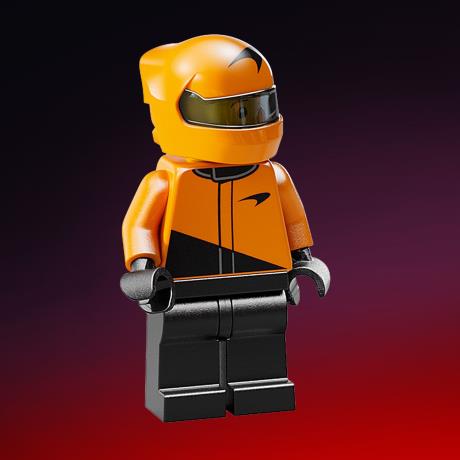 Конструктор LEGO Speed Champions Гоночный автомобиль McLaren F1 Team MCL38, 269 деталей (77251) - фото 7