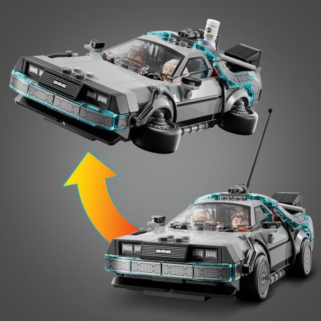 Конструктор LEGO Speed Champions Часоворот із фільму «Назад у майбутнє» 357 Деталей (77256) - фото 3