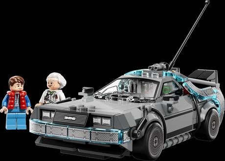 Конструктор LEGO Speed Champions Произведение из фильма «Назад в будущее» 357 Деталей  ( 77256 ) - фото 3