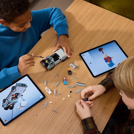 Конструктор LEGO Speed Champions Часоворот із фільму «Назад у майбутнє» 357 Деталей (77256) - фото 13