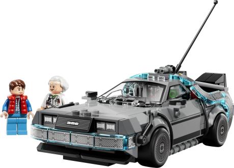 Конструктор LEGO Speed Champions Часоворот із фільму «Назад у майбутнє» 357 Деталей (77256) - фото 16