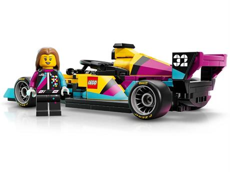 Конструктор  LEGO® Speed Champions  Гоночний автомобіль F1 ACADEMY™ LEGO®, 201 деталь  (77258) - фото 2
