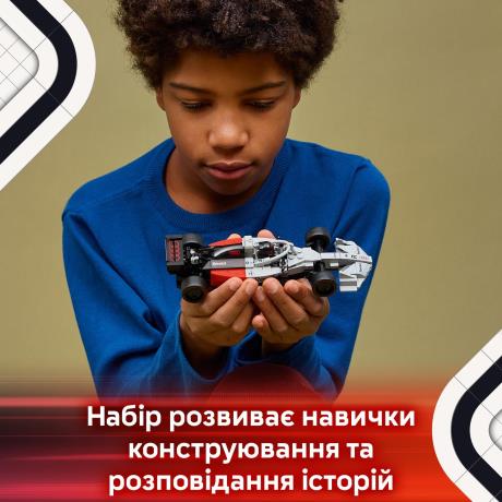 Конструктор LEGO® Speed Champions Гоночний автомобіль Audi Revolut F1® Team R26 216 деталей (77259) - фото 5