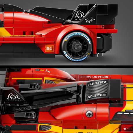Конструктор LEGO® Speed Champions Ferrari 499P — мерч Ferrari, 329 деталей (77261) - фото 3
