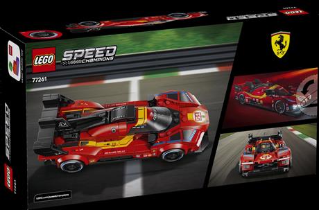 Конструктор LEGO® Speed Champions Ferrari 499P — мерч Ferrari, 329 деталей (77261) - фото 0