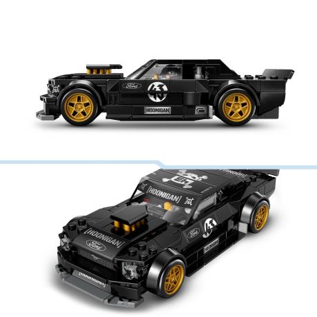 Конструктор LEGO® Speed Champions Ford Mustang Hoonicorn V1 '65 Ken Block, 345 деталей (77262) - фото 11