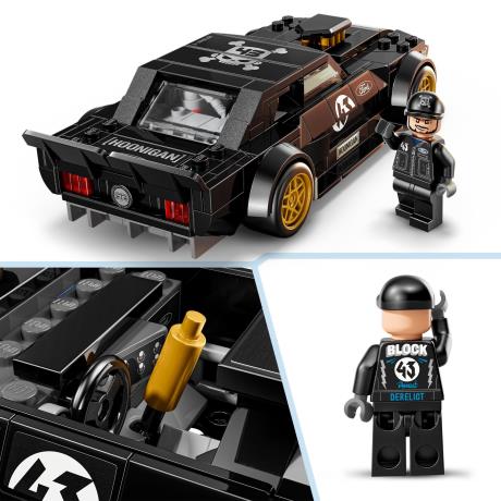 Конструктор LEGO® Speed Champions Ford Mustang Hoonicorn V1 '65 Ken Block, 345 деталей (77262) - фото 12