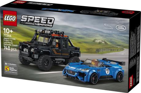 Конструктор LEGO® Speed Champions Jaguar Project 7 та Land Rover Defender (77264) - фото 16