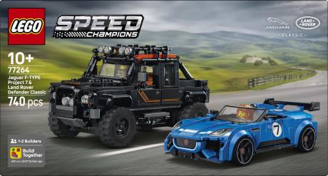 Конструктор LEGO® Speed Champions Jaguar Project 7 та Land Rover Defender (77264) - фото 17
