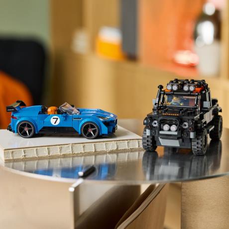 Конструктор LEGO® Speed Champions Jaguar Project 7 та Land Rover Defender (77264) - фото 21