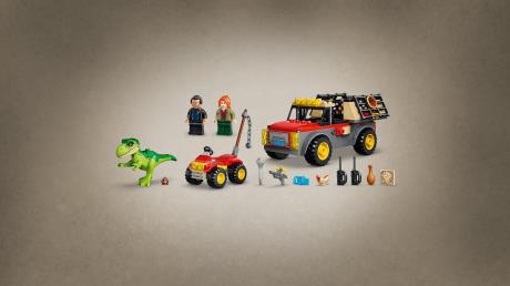 Конструктор Транспортный грузовик для юного тираннозавра LEGO® Jurassic World (77978) - фото 13