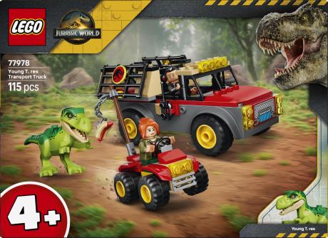Конструктор Транспортный грузовик для юного тираннозавра LEGO® Jurassic World (77978) - фото 17