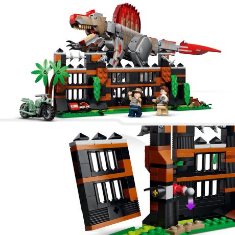 Конструктор LEGO® Jurassic World Втеча спинозавра Іграшка (77982) - фото 9