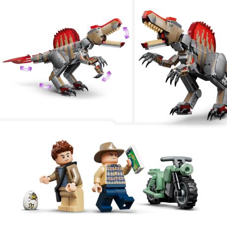 Конструктор LEGO® Jurassic World Втеча спинозавра Іграшка (77982) - фото 10