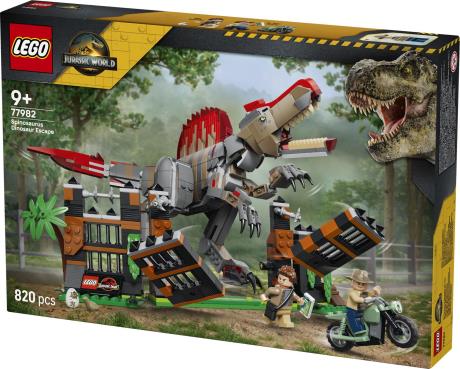 Конструктор LEGO® Jurassic World Втеча спинозавра Іграшка (77982) - фото 16