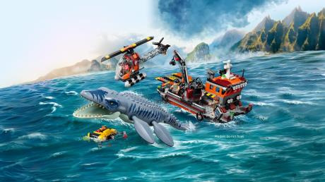 Конструктор LEGO® Jurassic World Напад мозазавра на човен Іграшка (77983) - фото 9