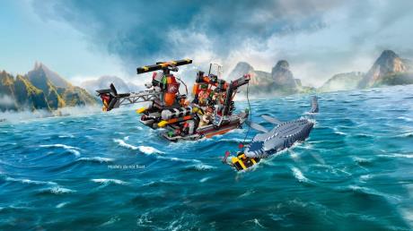 Конструктор LEGO® Jurassic World Напад мозазавра на човен Іграшка (77983) - фото 12