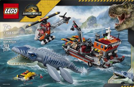 Конструктор LEGO® Jurassic World Напад мозазавра на човен Іграшка (77983) - фото 16