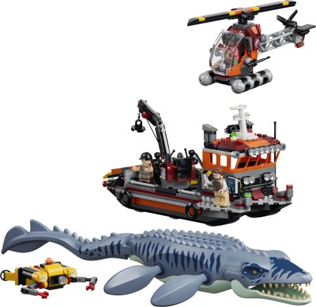 Конструктор LEGO® Jurassic World Напад мозазавра на човен Іграшка (77983) - фото 21