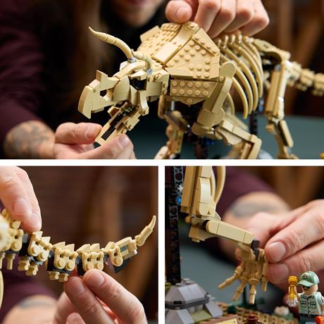 Конструктор LEGO® Jurassic World Скам'янілості динозаврів: трицератопс, 1154 деталей (77985) - фото 2