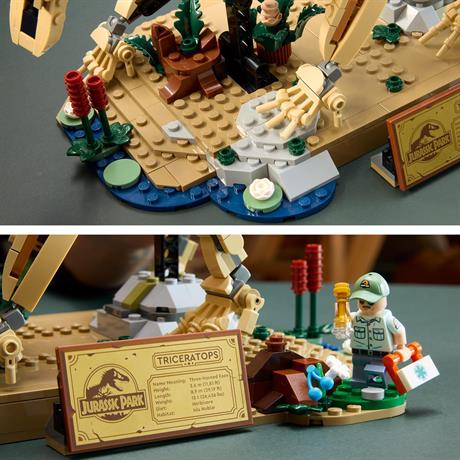 Конструктор LEGO® Jurassic World Скам'янілості динозаврів: трицератопс, 1154 деталей (77985) - фото 3