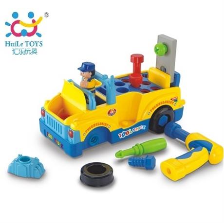Игрушка-конструктор Huile Toys Машинка с инструментами (789) - фото 1