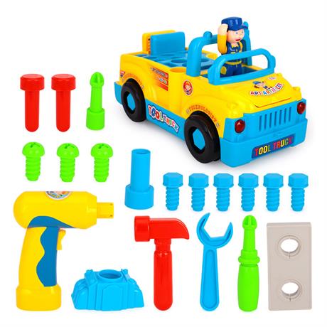 Игрушка-конструктор Huile Toys Машинка с инструментами (789) - фото 5