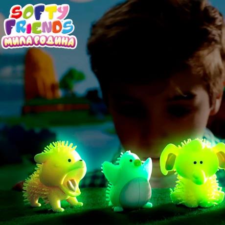 Стретч-іграшка у вигляді тварини серії «Softy friends» – МИЛА РОДИНА (у диспл.) - фото 7