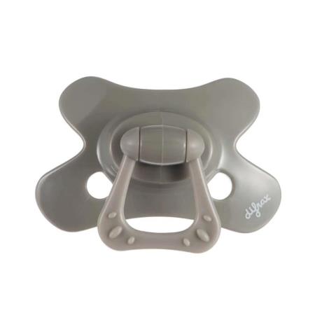 Пустушка силіконова Difrax Dental з 6 міс. сірий (800 Clay) - фото 0