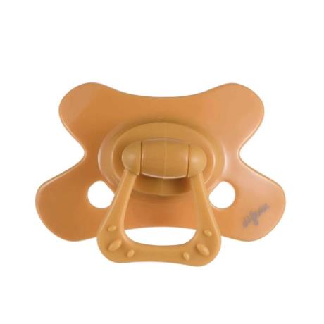 Пустушка силіконова Difrax Dental з 6 міс. помаранчевий (800 Honey) - фото 0