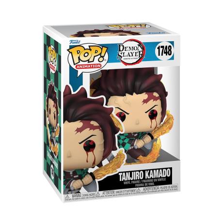 Фигурка Funko Pop! Убийца демонов Тандзиро и дыхание солнца 10 см (80334F) - фото 1