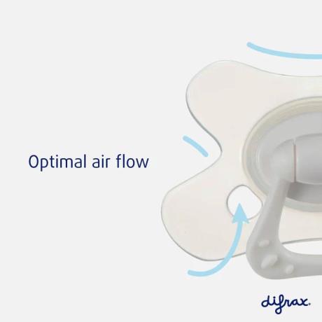 Пустушка силіконова Difrax Natural з 12 міс. помаранчевий (804 Peachy_arches) - фото 0