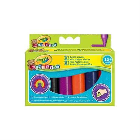 Набір воскової крейди Crayola Mini Kids 8 кольорів (81-0080) - фото 0