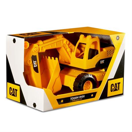 Игрушечный экскаватор Funrise CAT Тяжелая техника 38 см (82035) - фото 0