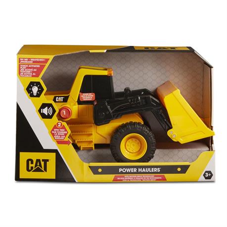Машинка Погрузчик Funrise CAT Мощные машины со светом и звуком 30 см (82267) - фото 0